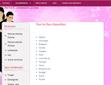 Tablet Screenshot of onseconnait.com